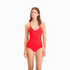 Зображення Puma Купальник Swim Women’s V-Neck Cross-back Swimsuit #1: Red