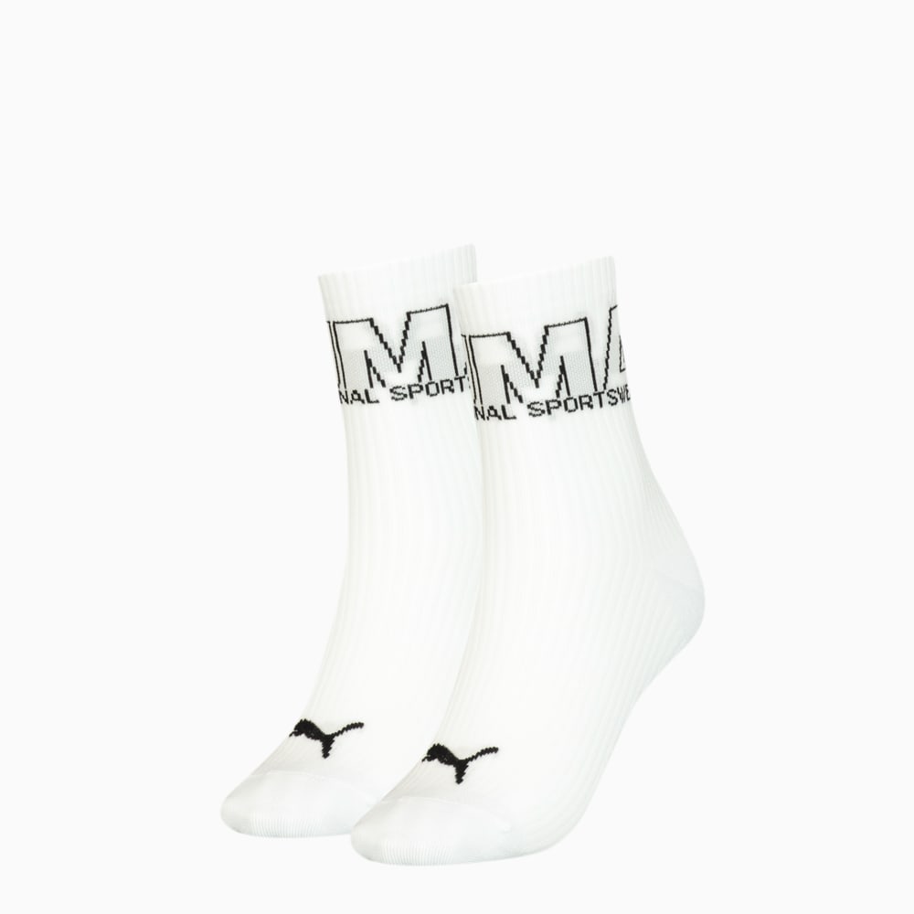 фото Короткие носки women’s outline logo; набор из 2 пар puma
