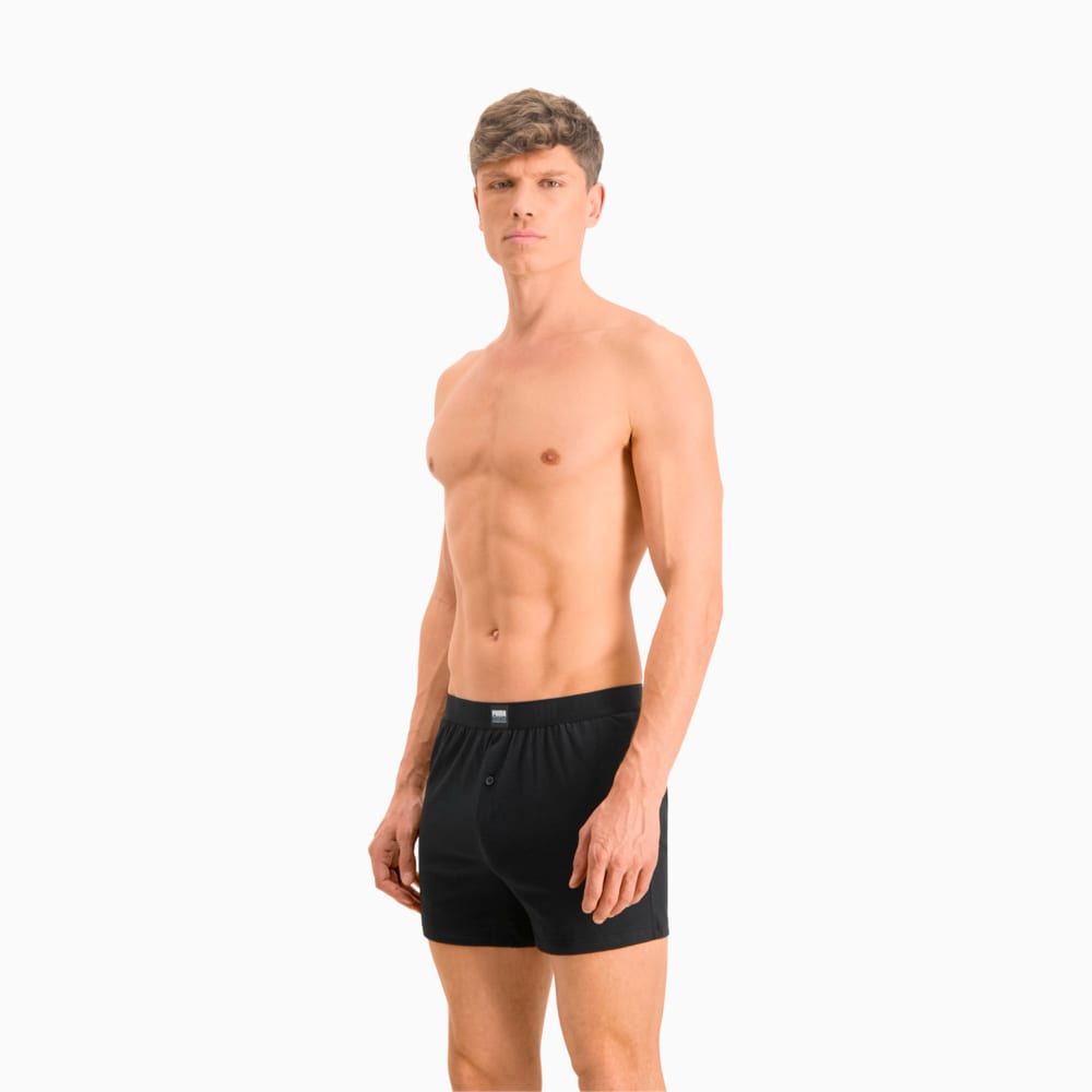 

PUMA - male - Мужское нижнее белье Men’s Loose Jersey Boxer Shorts; набор из 2 пар – black –