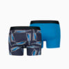 Изображение Puma Мужское нижнее белье Men's Formstrip All-Over-Print Boxers 2 pack #8: blue combo
