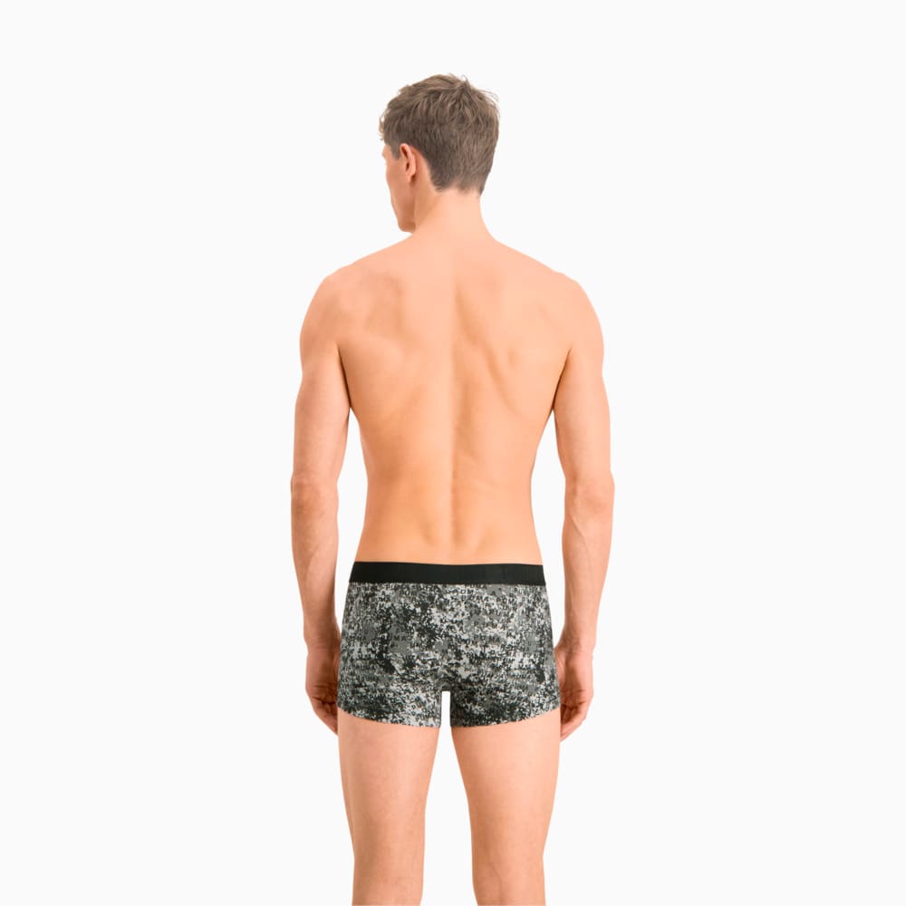 Зображення Puma Чоловіча спідня білизна Men's All-Over-Print Trunk 2 pack #2: black combo