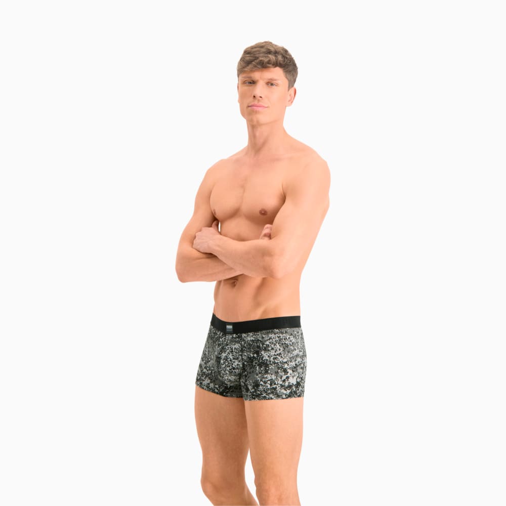 

PUMA - male - Мужское нижнее белье Men's All-Over-Print Trunk 2 pack – black combo –