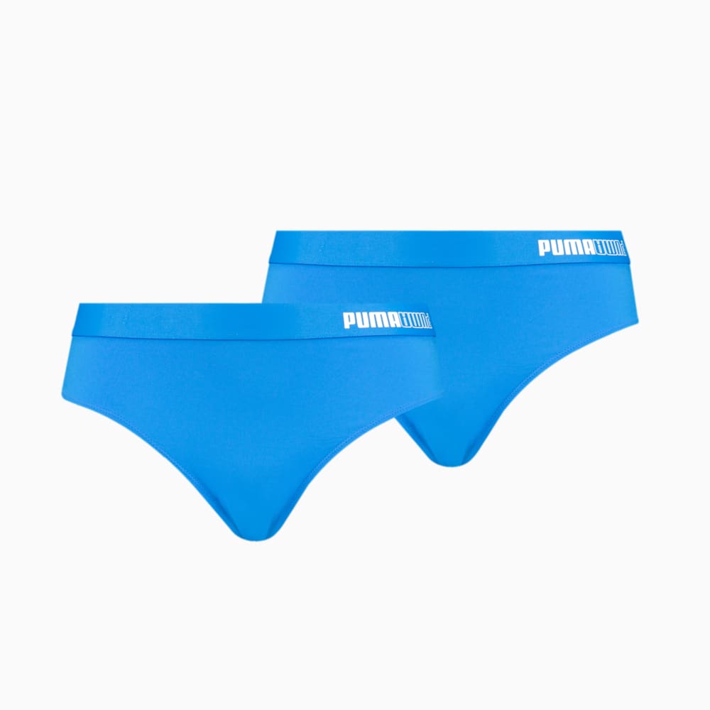 Зображення Puma Жіноча спідня білизна Women's High Waist Brazilian 2 pack #1: Blue