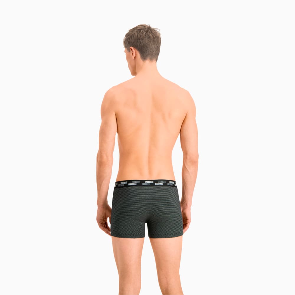 

PUMA - male - Мужское нижнее белье Men' Yarn Dyed Mini Stripe Boxers 2 pack – black combo –