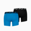 Изображение Puma Мужское нижнее белье Men's Yarn Dyed Mini Stripe Boxers 2 pack #8: blue combo