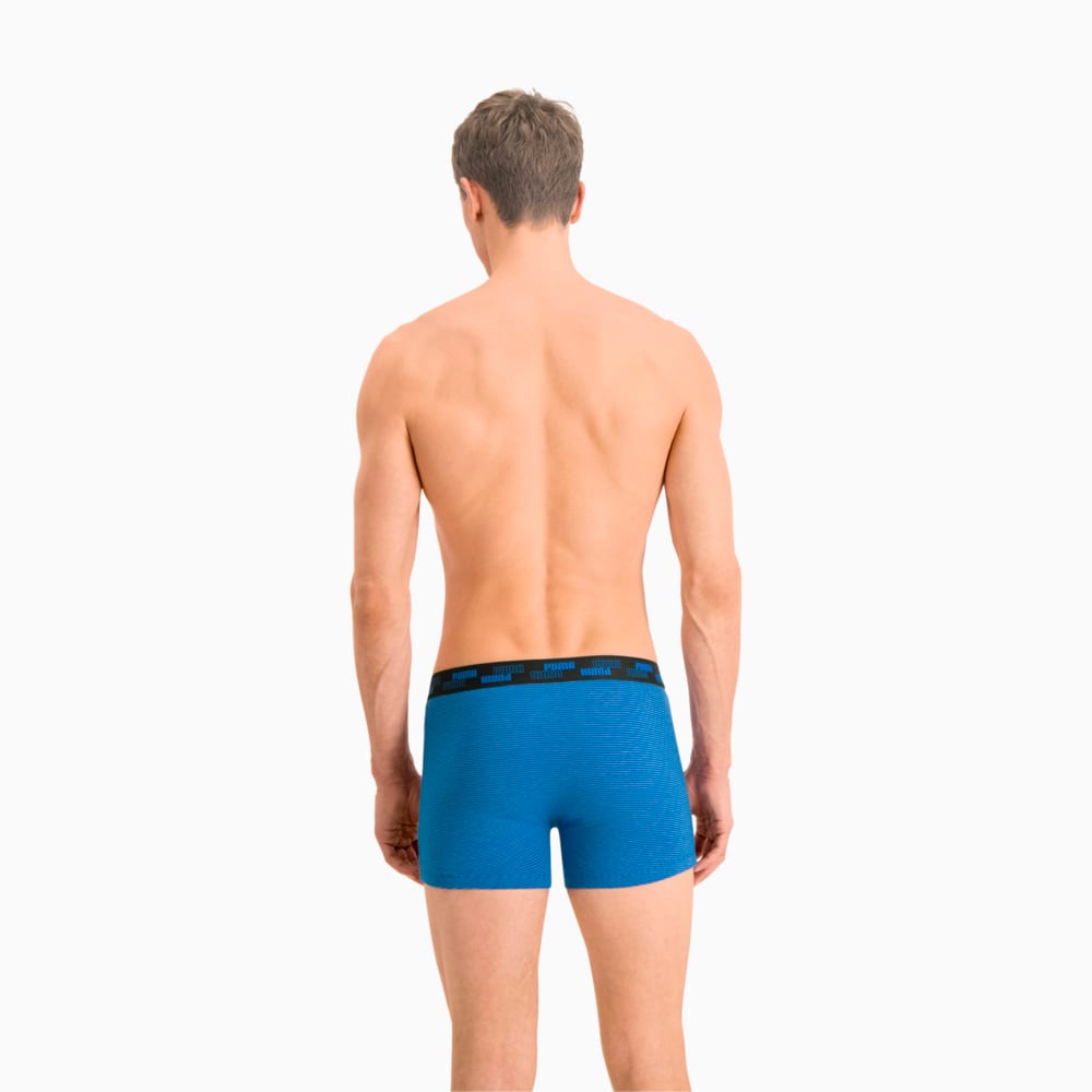 

PUMA - male - Мужское нижнее белье Men' Yarn Dyed Mini Stripe Boxers 2 pack – blue combo –