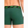 Изображение Puma Мужское нижнее белье Men's Yarn Dyed Mini Stripe Boxers 2 pack #7: green combo