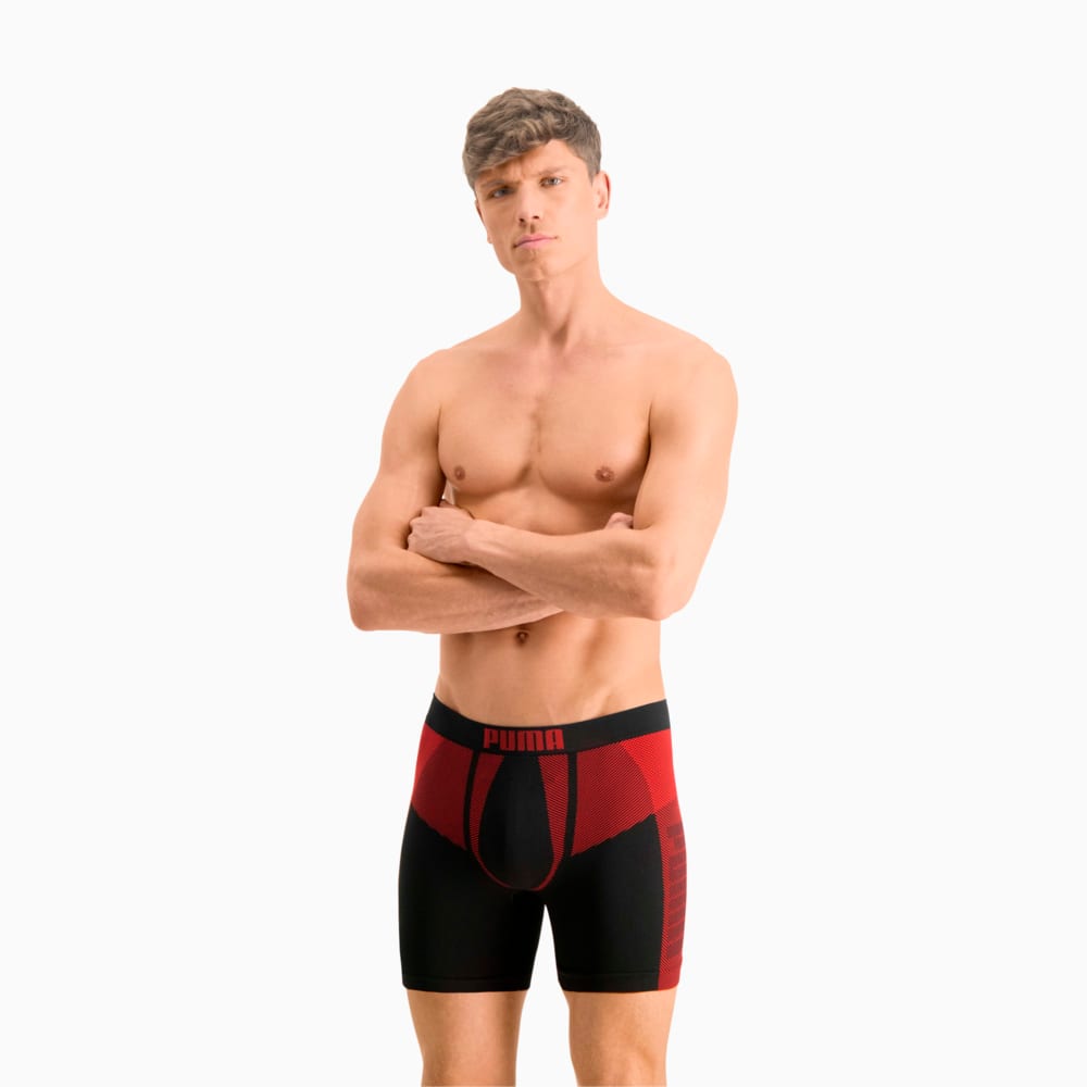 фото Мужское нижнее белье men’s seamless active boxers; набор из 2 пар puma