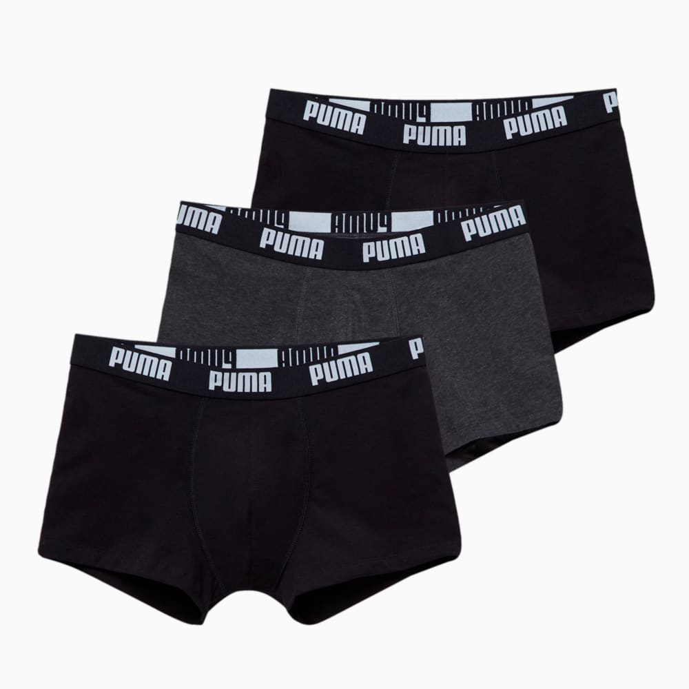 Изображение Puma Нижнее белье PUMA BASIC TRUNK 3P #1: black