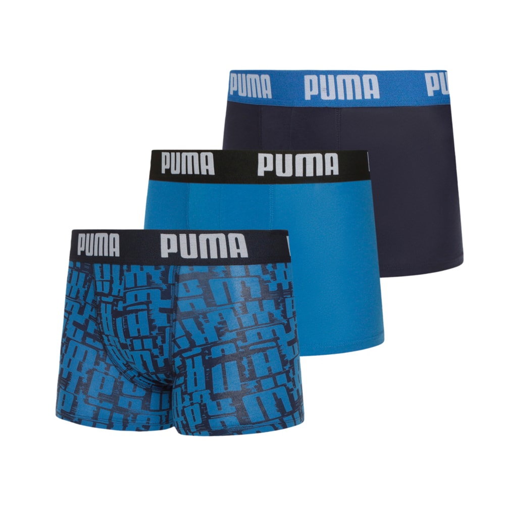 Зображення Puma Дитяча спідня білизна PUMA KIDS BOXER AOP 3P #1: blue combo