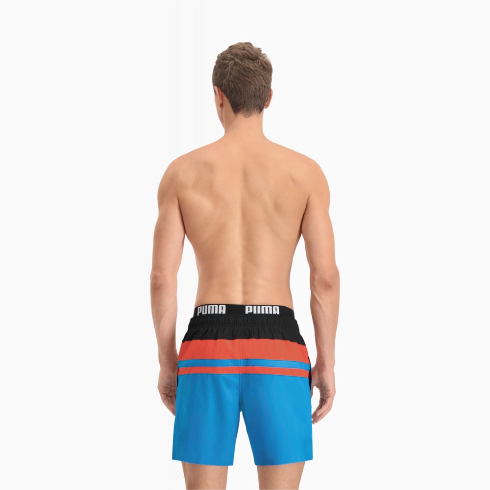 Image Puma PUMA Swim Heritage Stripe Men's Mid-Length Shorts #2