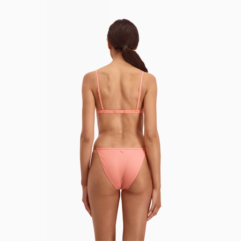 Image Puma PUMA Swim Ribbed Triangle Women's Bikini Top #2