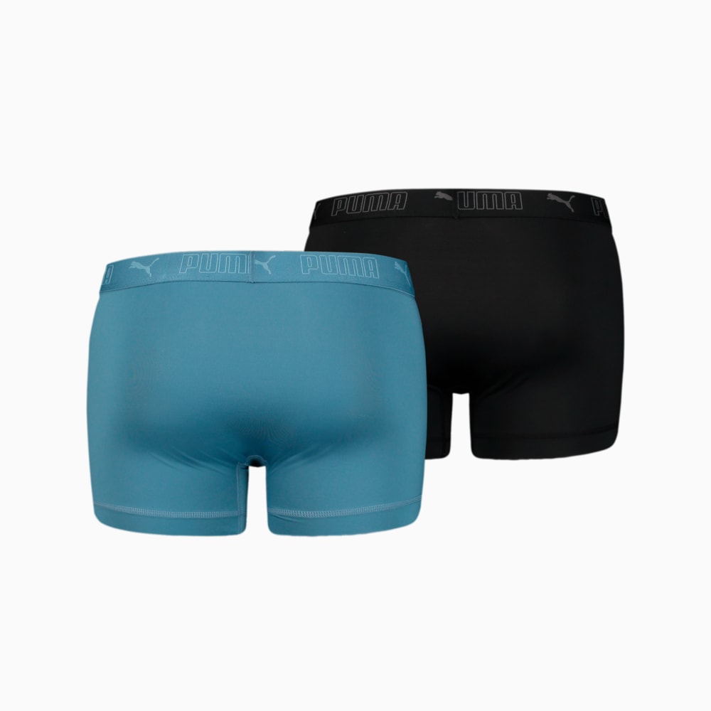 Изображение Puma Нижнее белье PUMA Sport Men’‎s Microfiber Boxers 2 Pack #2: blue / black