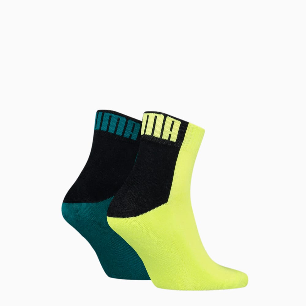 Шкарпетки PUMA Logo Block Quarter Socks Men 2 Pack | Колір: Зелений ...