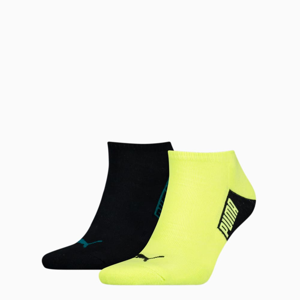 Изображение Puma Носки PUMA Block Logo Sneaker Socks Men 2 Pack #1: green combo