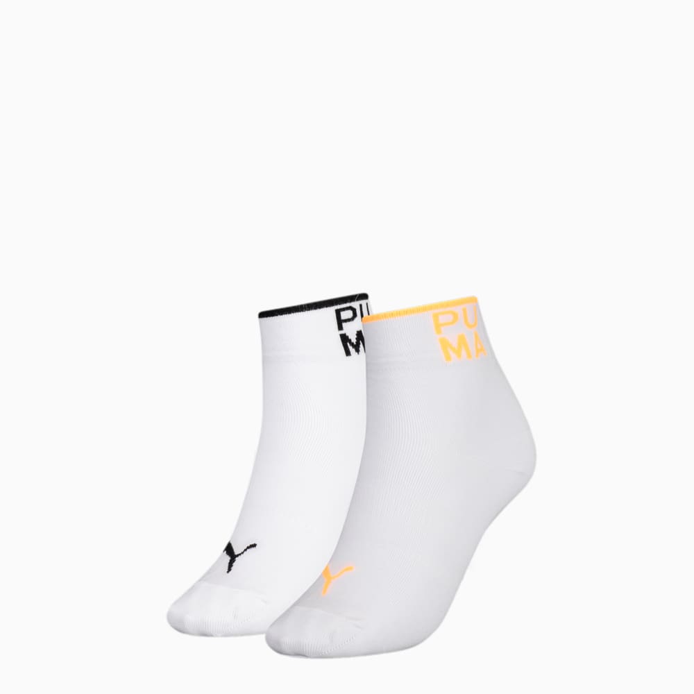 Зображення Puma Шкарпетки PUMA Short Logo Socks Women 2 Pack #1: white combo