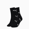 Изображение Puma Носки PUMA Classic Cat Logo Socks Women 2 Pack #1: black combo