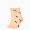 Изображение Puma Носки PUMA Classic Cat Logo Socks Women 2 Pack #1: sand combo