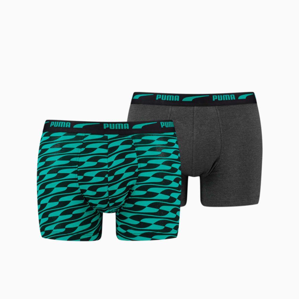 Изображение Puma Мужское нижнее белье PUMA Formstrip Boxer Shorts Men 2 Pack #1: black / blue