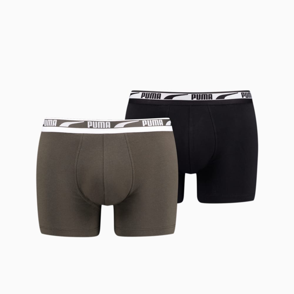 Изображение Puma Мужское нижнее белье  PUMA MEN MULTI LOGO BOXER 2P #1: caramel