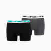 Зображення Puma Чоловіча спідня білизна  PUMA MEN MULTI LOGO BOXER 2P #1: black / blue