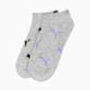 Зображення Puma Шкарпетки PUMA Women’‎s Cat Logo Sneaker Socks #1: grey melange / purple