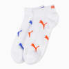 Зображення Puma Шкарпетки PUMA Women’‎s Cat Logo Sneaker Socks #1: white / blue / red