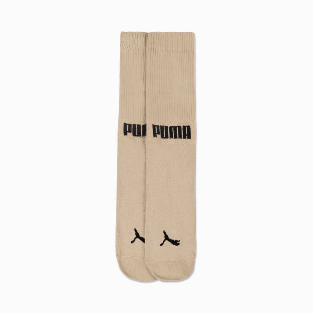 Изображение Puma Носки PUMA Men’‎s Front Logo Crew Socks 2 Pack #1: beige combo