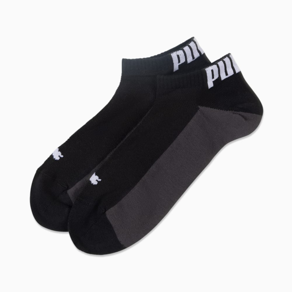 Изображение Puma Носки PUMA Men’‎s Logo Sneaker Socks 2 Pack #1: black