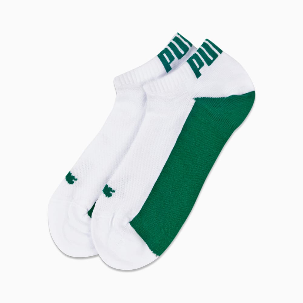 Зображення Puma Шкарпетки PUMA Men’‎s Logo Sneaker Socks 2 Pack #1: green / white