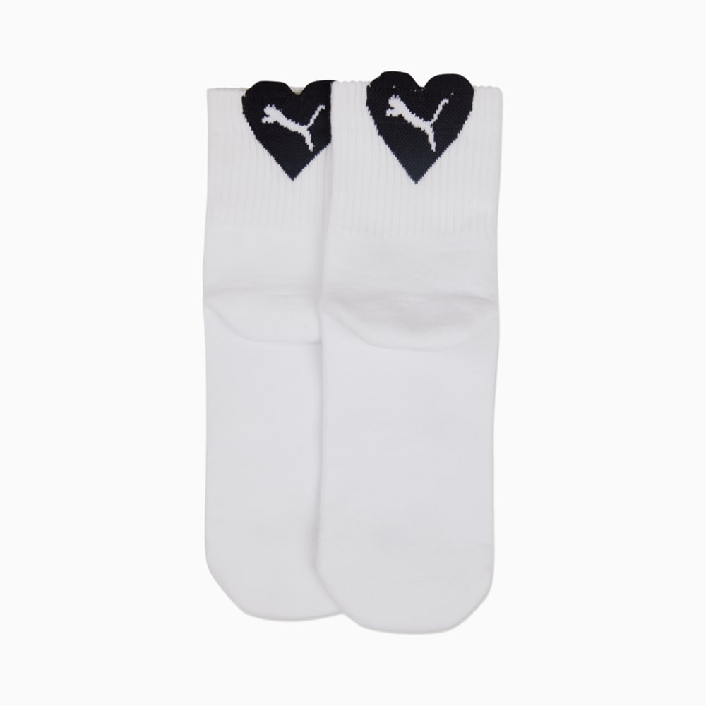 Зображення Puma Шкарпетки PUMA Women’‎s Heart Short Socks 2 Pack #1: white / black