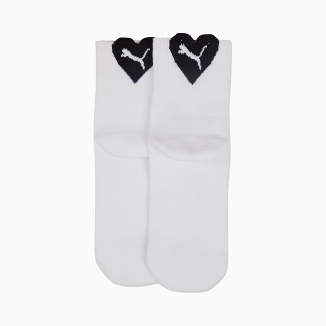 Image Puma PUMA Women's Heart Short Socks 2 Pack