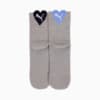 Изображение Puma Носки PUMA Women’‎s Heart Short Socks 2 Pack #1: grey melange / purple
