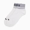 Изображение Puma Носки PUMA Unisex Front Logo Quarter Socks 2 Pack #1: white / black