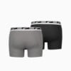 Зображення Puma Спідня білизна PUMA Men’‎s Multi Logo Boxer 2 Pack #2: mid grey melange / black