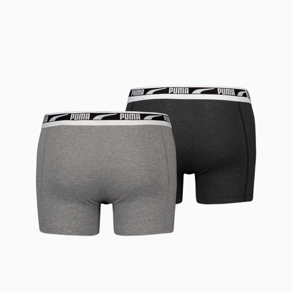PUMA Everyday Comfort Cotton Stretch 3-Pack Boxers, Grey Melange