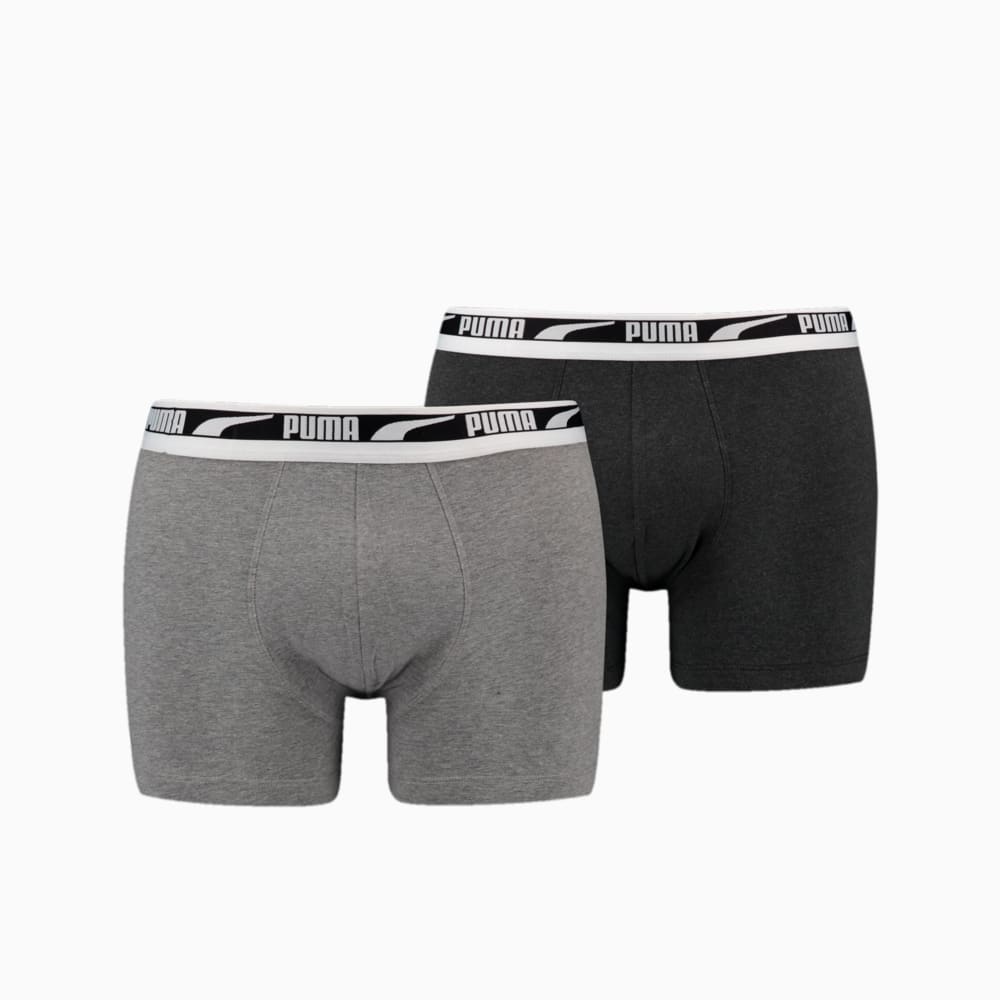 Calzoncillos bóxer Puma Placed Logo Boxer 2 Pack 