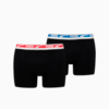 Изображение Puma Нижнее белье PUMA Men’‎s Multi Logo Boxer 2 Pack #1: black combo