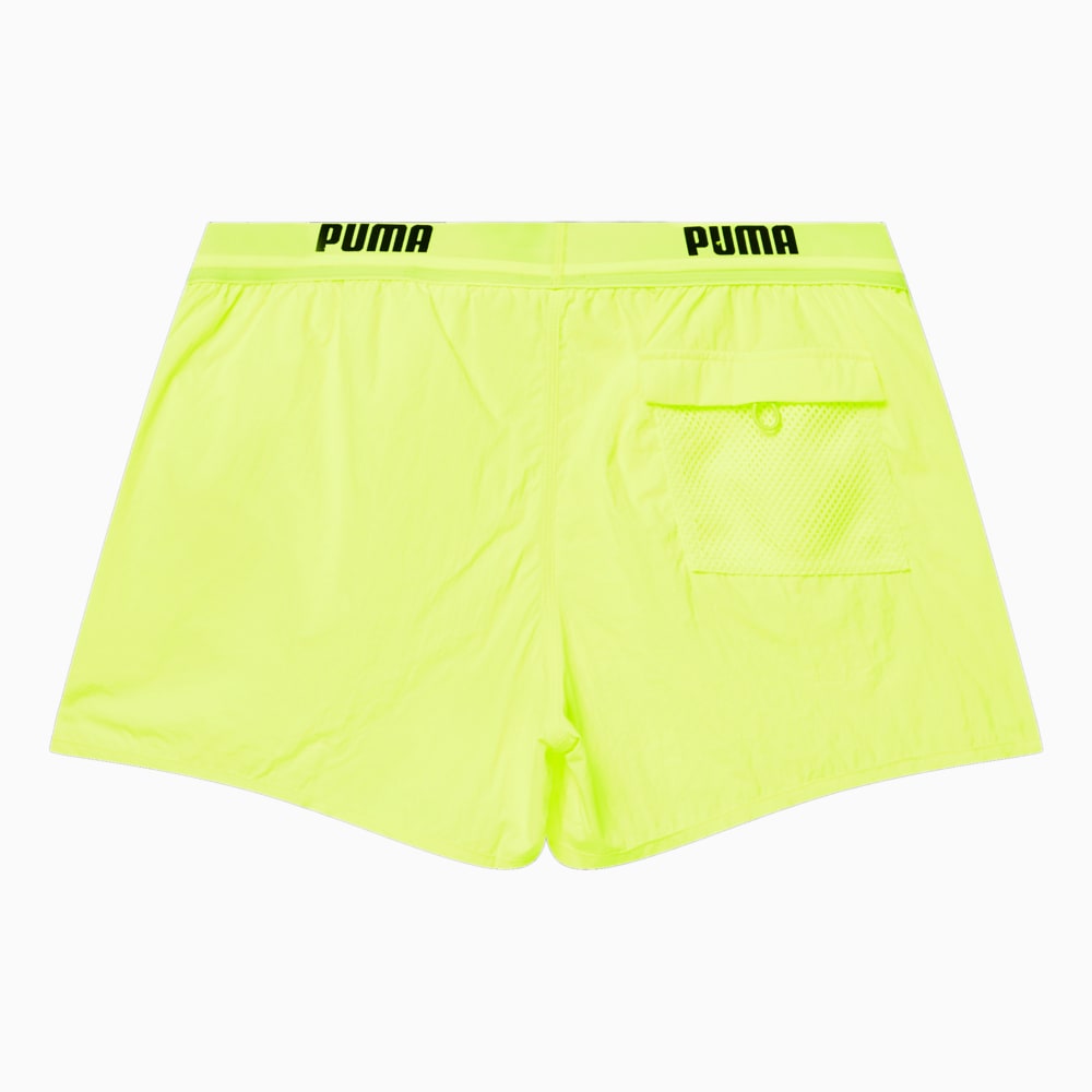 Yellow top swimming trunks