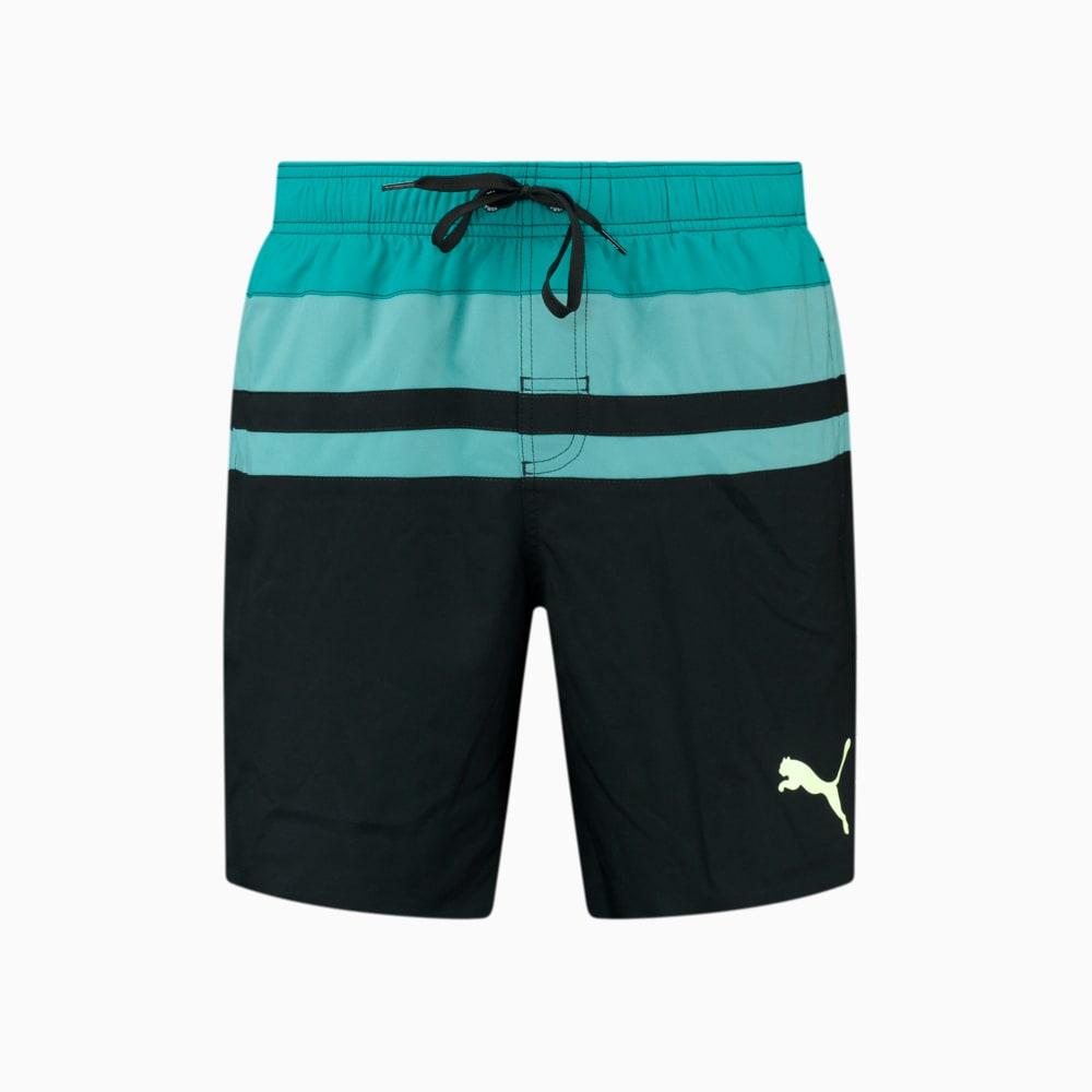 Изображение Puma Шорты PUMA Swim Heritage Men’s Mid-Length Shorts #1: black / green