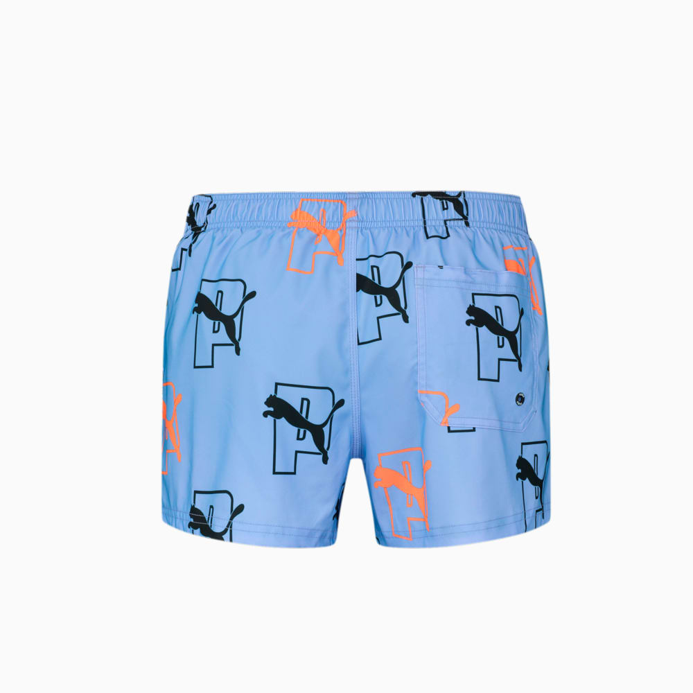 Изображение Puma Шорты PUMA Swim Men’s Cat Logo Short Length Shorts #2: Blue Light