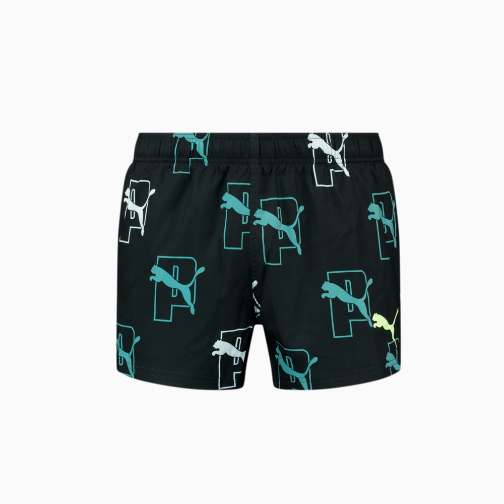 Изображение Puma Шорты PUMA Swim Men’s Cat Logo Short Length Shorts #1: black