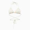 Изображение Puma Лиф для плавания PUMA Swim Women’s Wrap Around Triangle Bikini Top #2: white combo