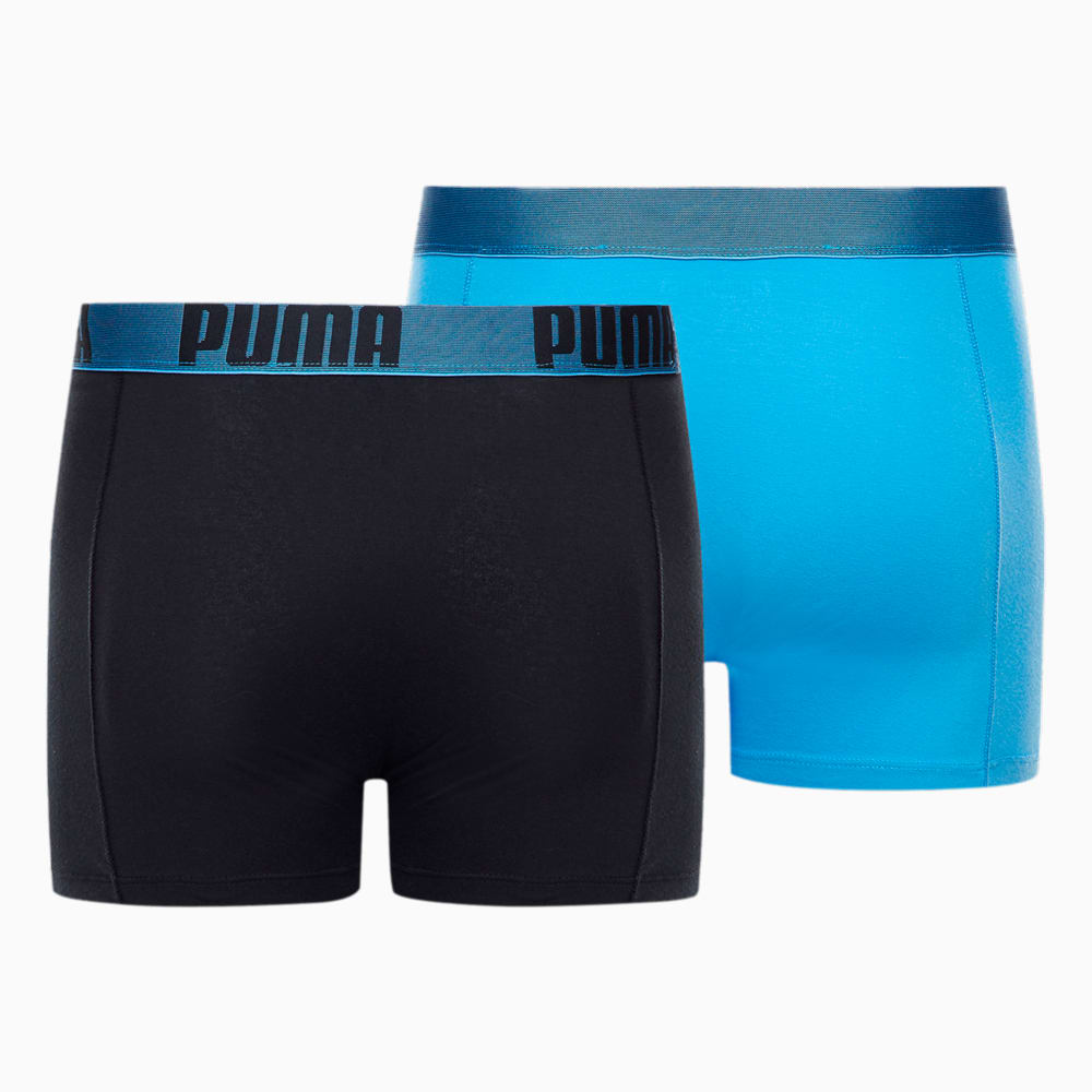 Изображение Puma Мужское нижнее белье PUMA Men's Tailored Fit Pouch Boxers 2 pack #2: Olympian Blue