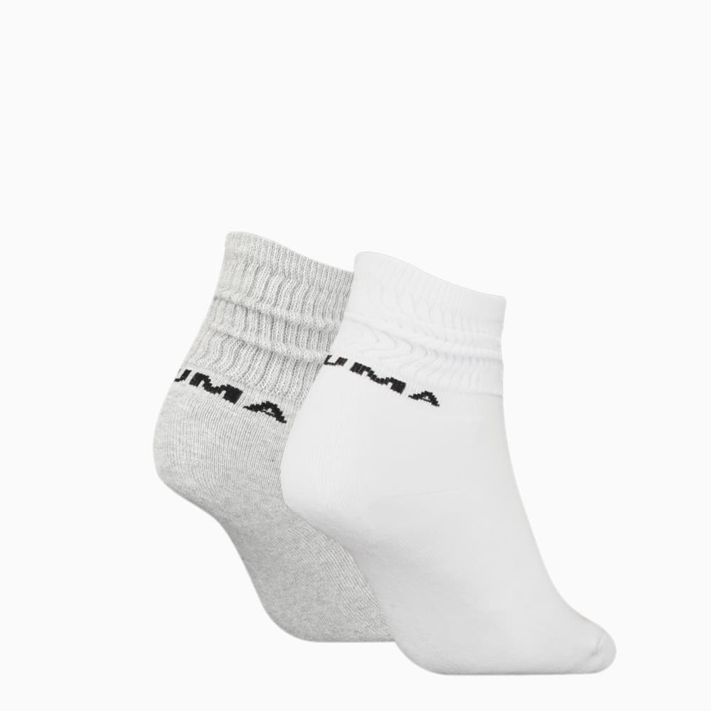 Изображение Puma Носки PUMA Women's Slouch Crew Socks 2 pack #2: white combo