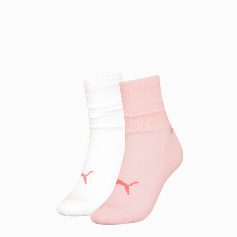 Изображение Puma Носки PUMA Women's Slouch Crew Socks 2 pack #1: light pink