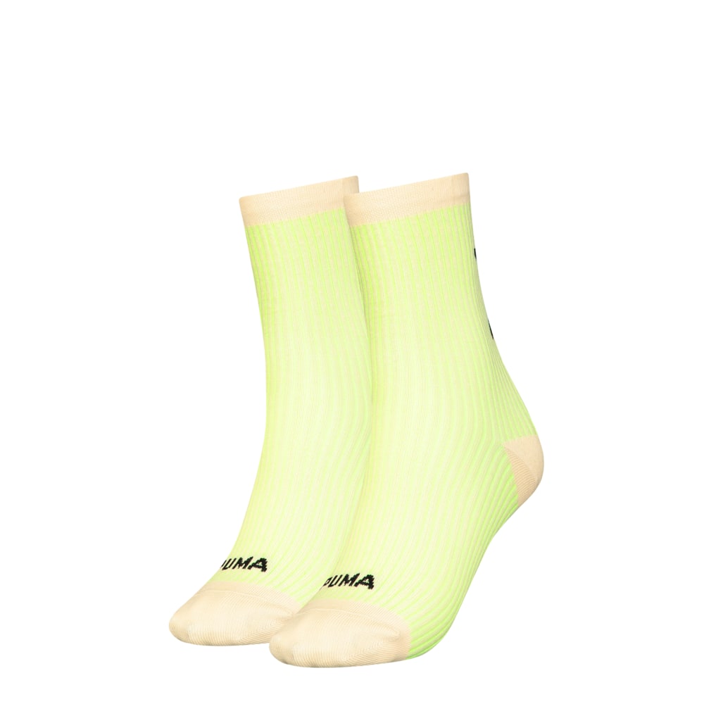 Изображение Puma Носки PUMA WOMEN CAT LOGO RIB SOCK #1: beige combo