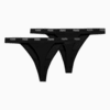Зображення Puma Жіноча спідня білизна PUMA WOMEN TANGA STRING 2 pack #2: black