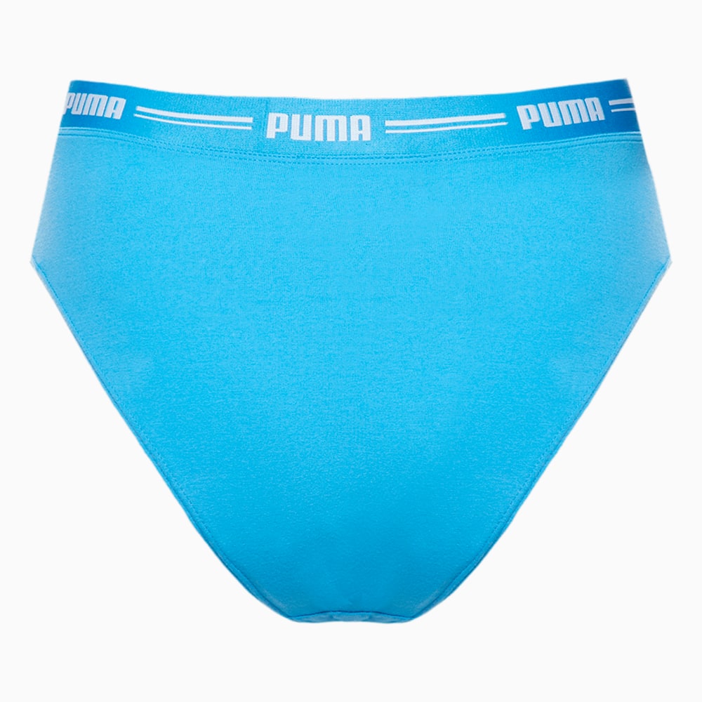 Изображение Puma Женское нижнее белье PUMA WOMEN V-SHAPE HIGH WAIST #2: placid blue