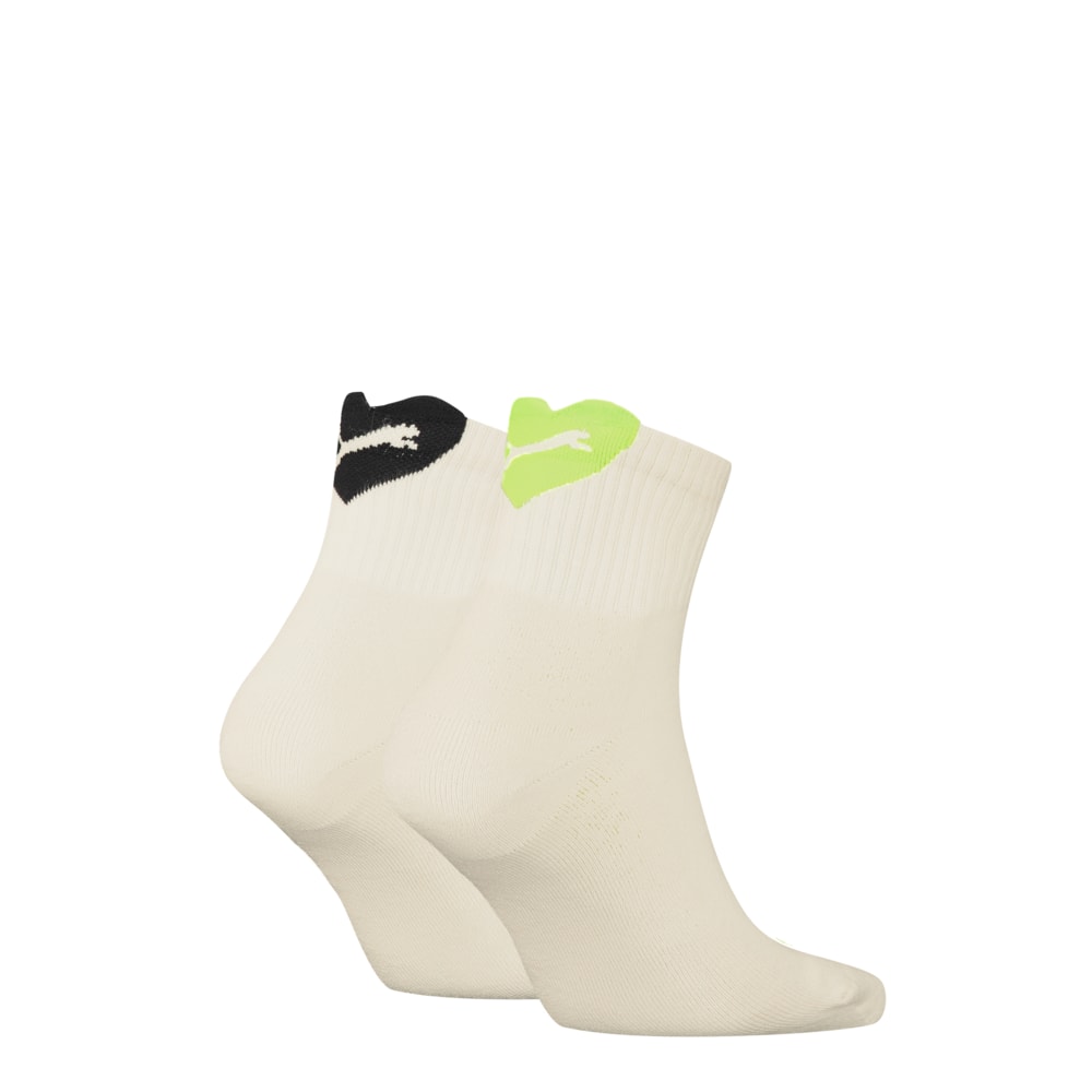 Зображення Puma Шкарпетки PUMA Women's Heart Short Crew Socks 2 pack #2: beige combo